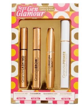 Next Gen Glamour Lash & Brow Set — Gold & White